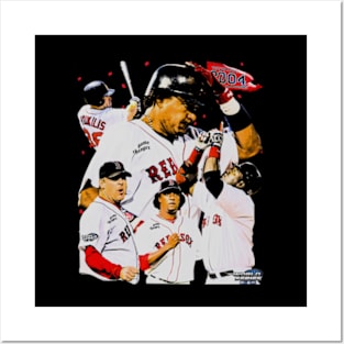 Boston 2004 World Series Champs Team Posters and Art